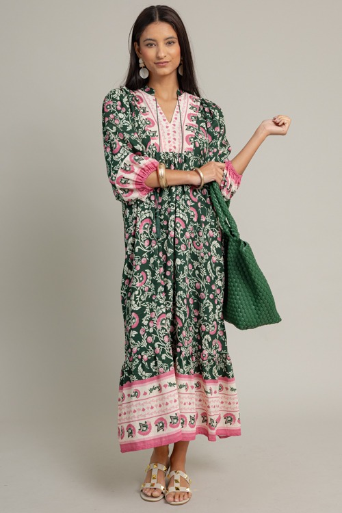 Free Flow Floral Midi, Green Mix - 1016-113.jpg