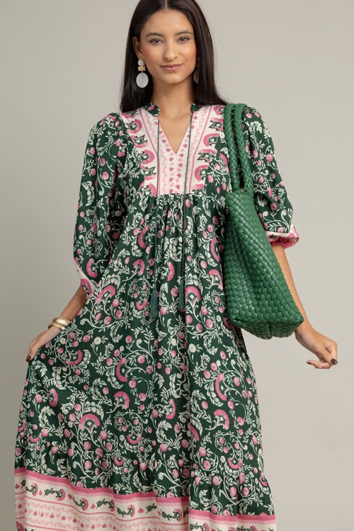 Free Flow Floral Midi, Green Mix - 1016-114.jpg