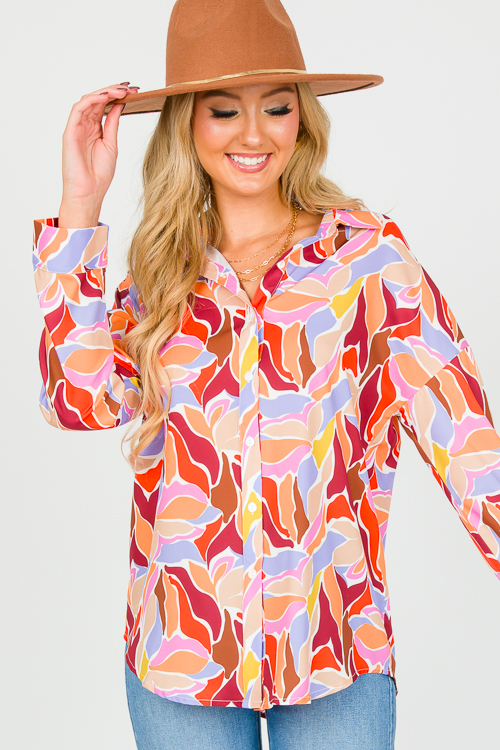 Nanea Print Button Down