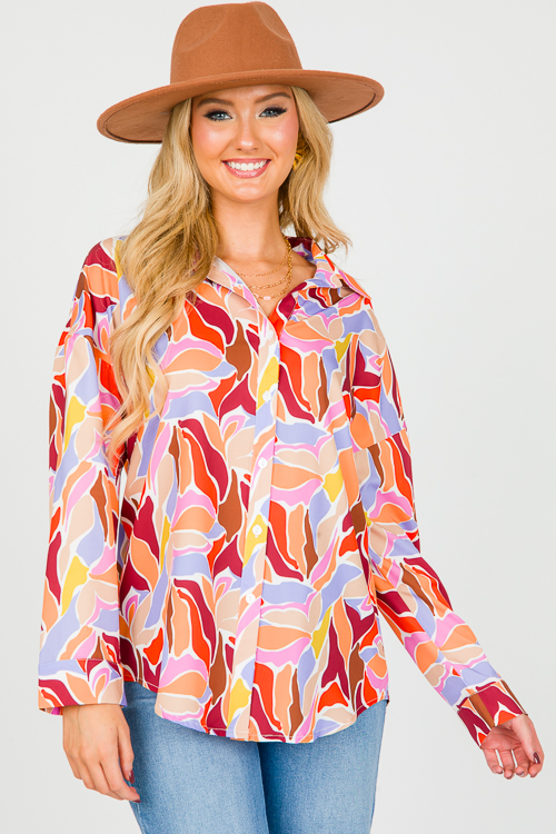 Nanea Print Button Down