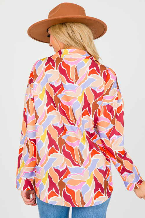 Nanea Print Button Down
