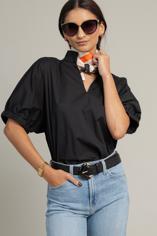 Katrina Dolman Top, Black