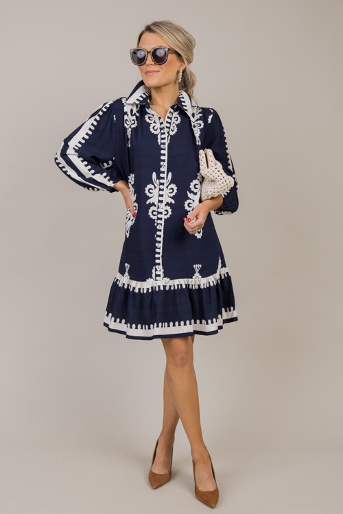 Giselle Printed Dress, Navy - 1016-36p.jpg