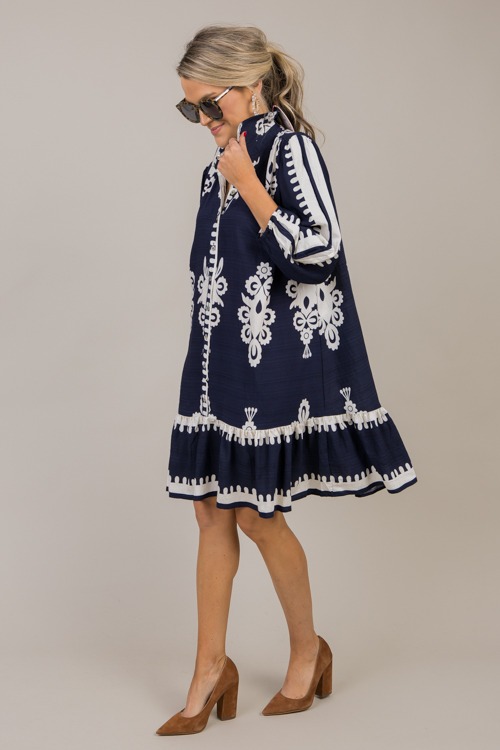 Giselle Printed Dress, Navy - 1016-37h.jpg