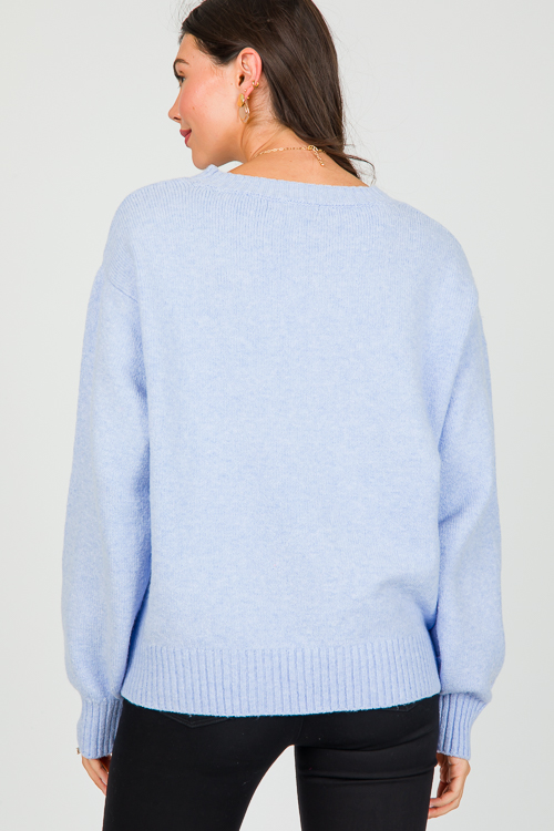 Rachel Sweater, Periwinkle