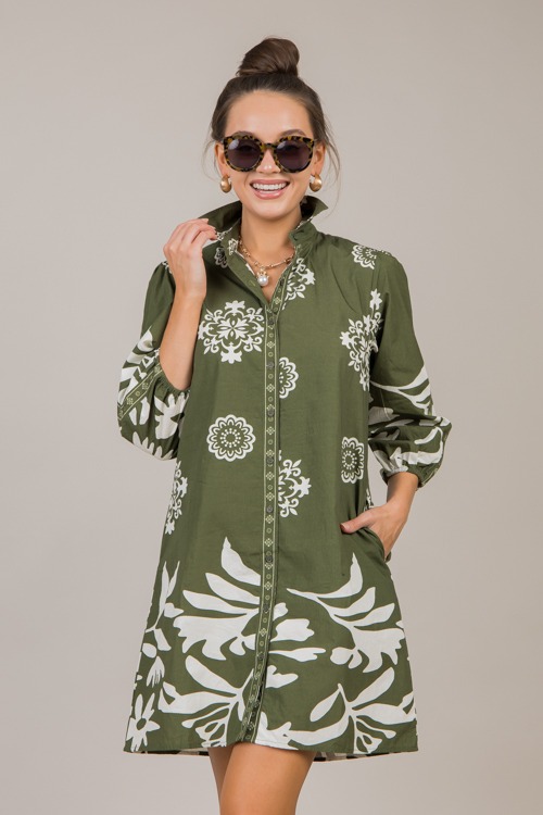 Wyatt Shirt Dress, Olive Foliag - 1016-57.jpg