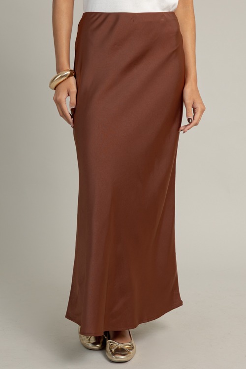 Cara Satin Maxi Skirt, Brown - 1016-66p.jpg