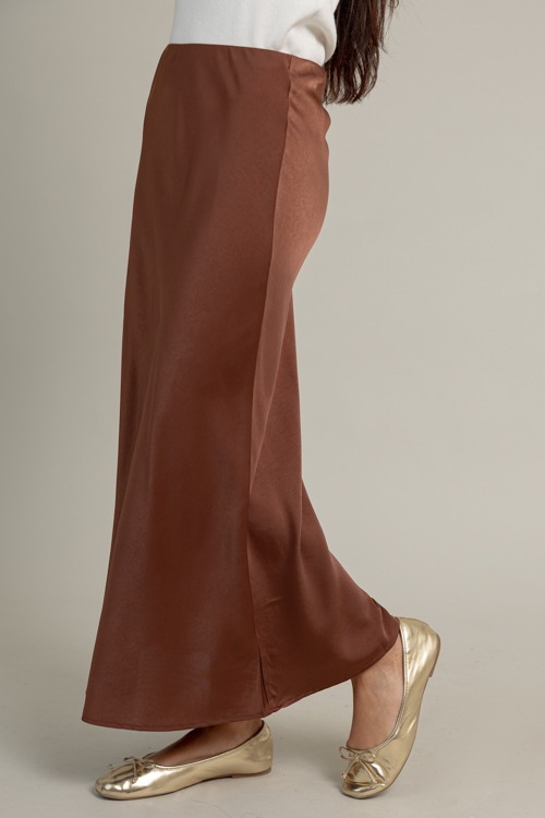 Cara Satin Maxi Skirt, Brown - 1016-67h.jpg
