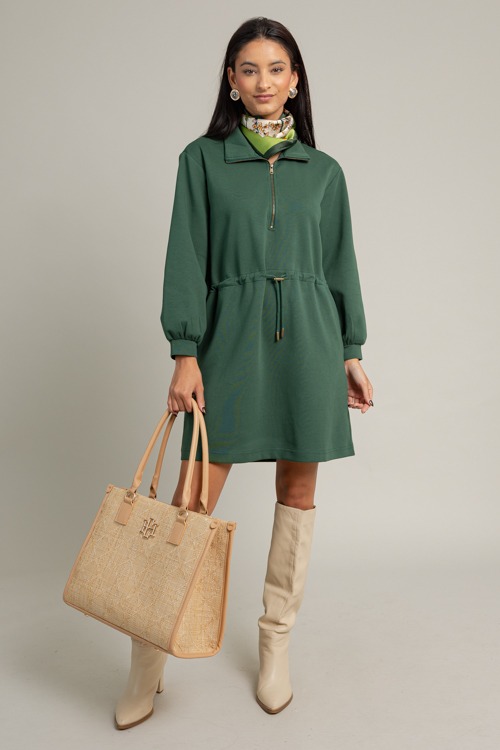 Jules Draw Waist Dress, Forest - 1016-76.jpg