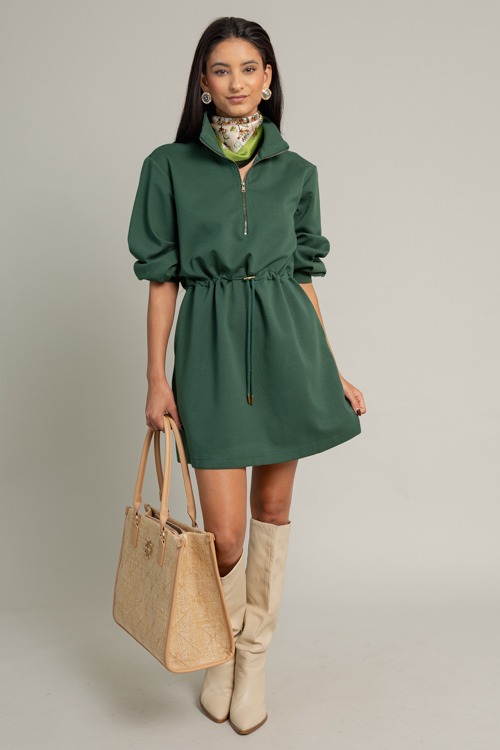 Jules Draw Waist Dress, Forest - 1016-77h.jpg