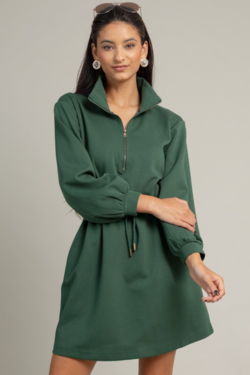 Jules Draw Waist Dress, Forest - 1016-80.jpg