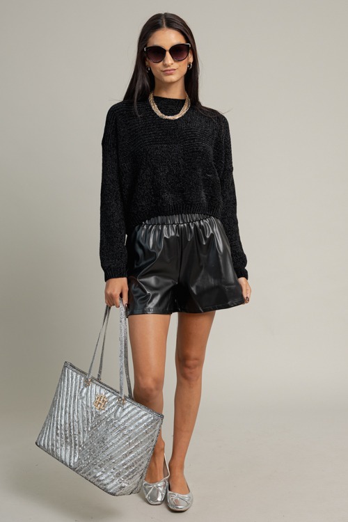 Boxy Chenille Sweater, Black - 1016-94.jpg