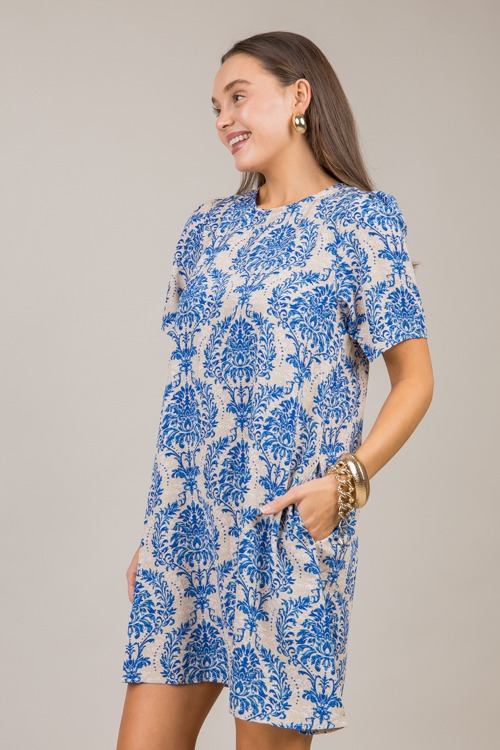 Simona Printed Dress, Blue - 1017-47.jpg