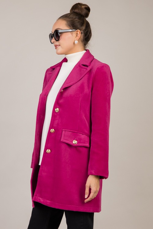 Gold Button Coat, Fuchsia - 1018-51.jpg