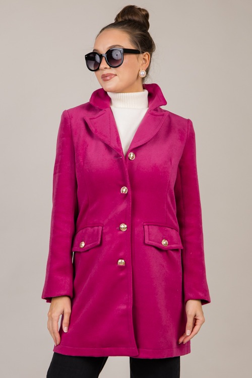 Gold Button Coat, Fuchsia - 1018-52.jpg