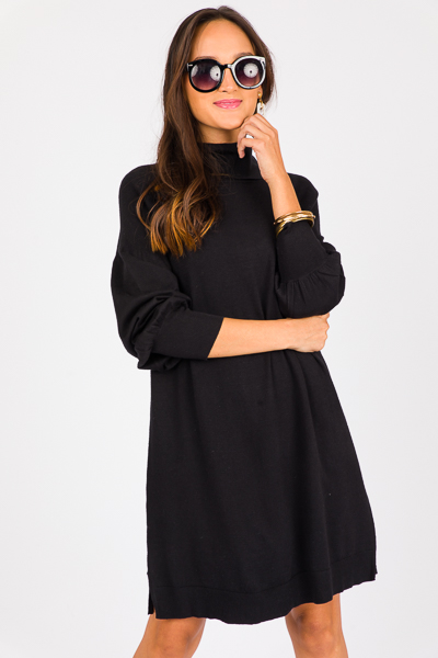 Arianne Sweater Dress, Black