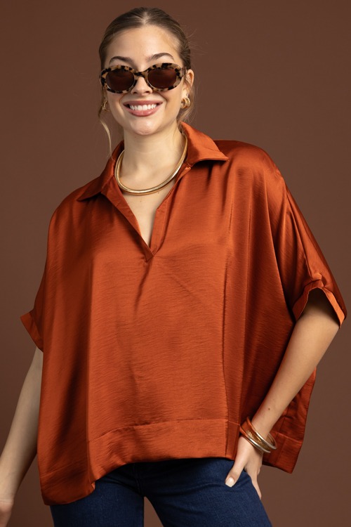 Raleigh Satin Blouse, Rust - 1020-107.jpg