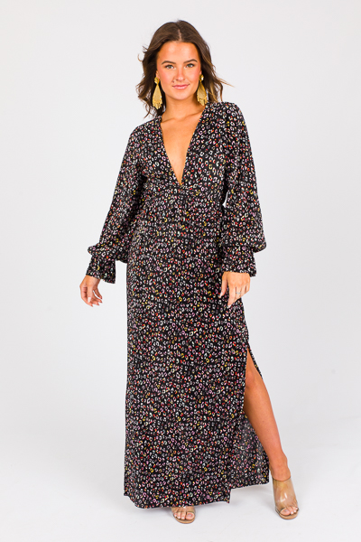 Evie Leopard Maxi