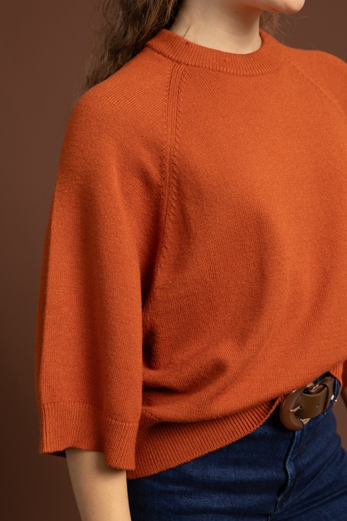 Lena Solid Sweater, Rust - 1020-129.jpg