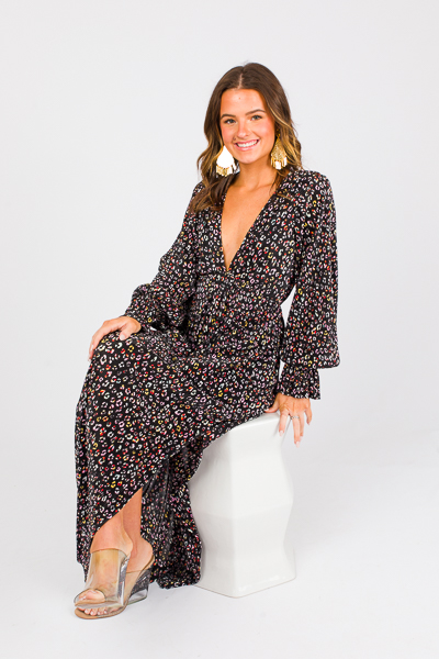Evie Leopard Maxi