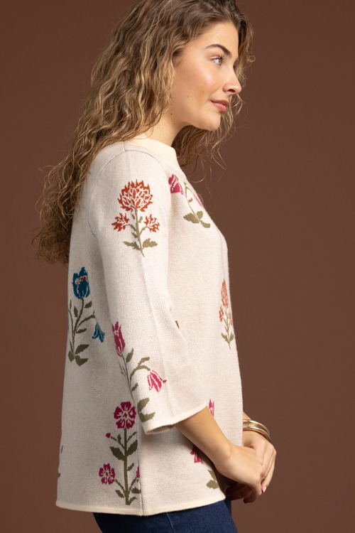 Chic Floral Sweater, Stone - 1020-191.jpg