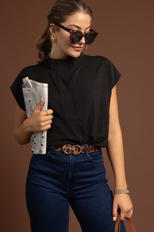 Spencer Blouse, Black