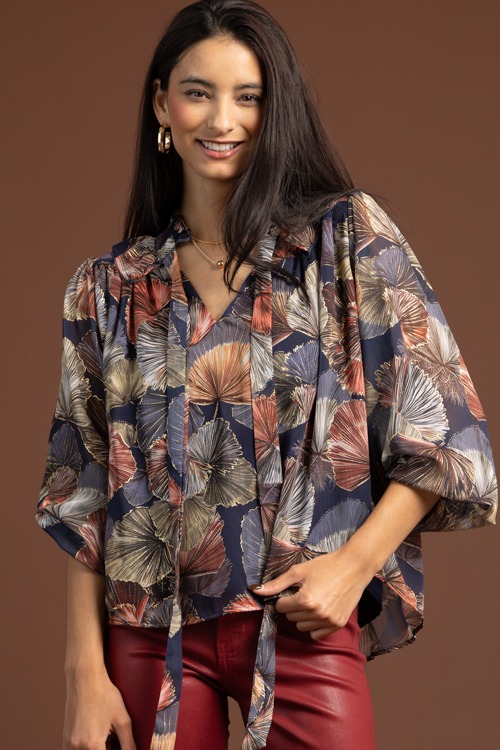 Your Biggest Fan Blouse, Multi - 1020-201.jpg