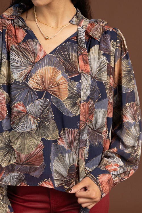 Your Biggest Fan Blouse, Multi - 1020-204.jpg