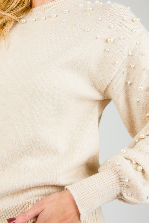 Pearl 2025 studded sweater