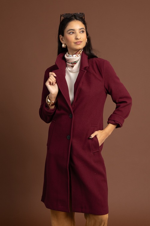 Valerie Coat, Burgundy
