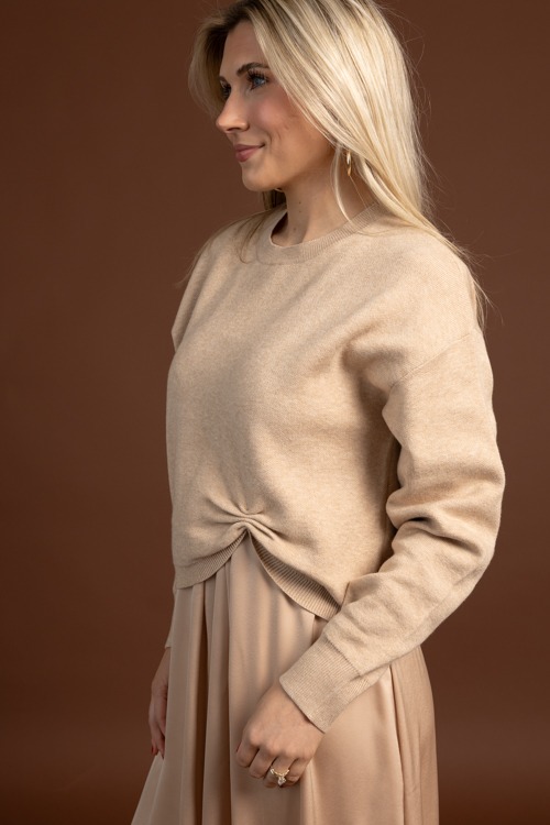 Layered Sweater Maxi Dress, Champagne - 1020-77.jpg