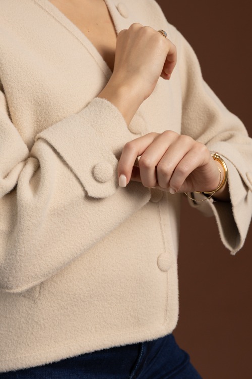 Scarf Sweater Jacket, Beige - 1020-81.jpg
