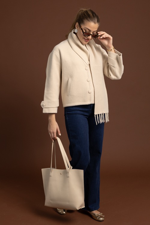 Scarf Sweater Jacket, Beige - 1020-84.jpg