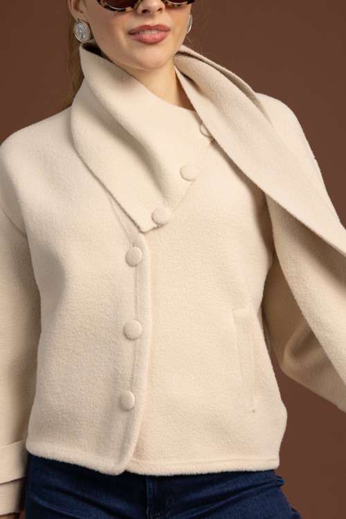 Scarf Sweater Jacket, Beige - 1020-86.jpg