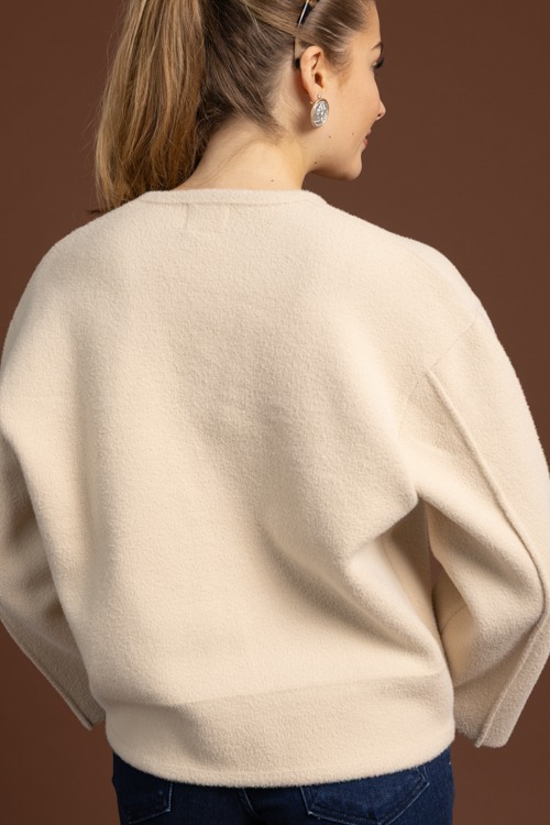 Scarf Sweater Jacket, Beige - 1020-87.jpg
