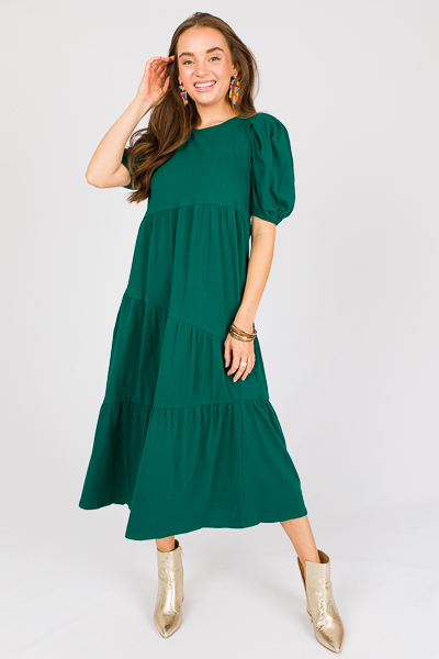 Piper Knit Midi, Emerald - New Arrivals - The Blue Door Boutique