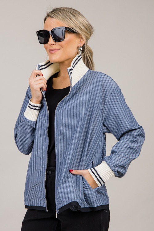 Striped Rib Trim Jacket - 1021-101.jpg