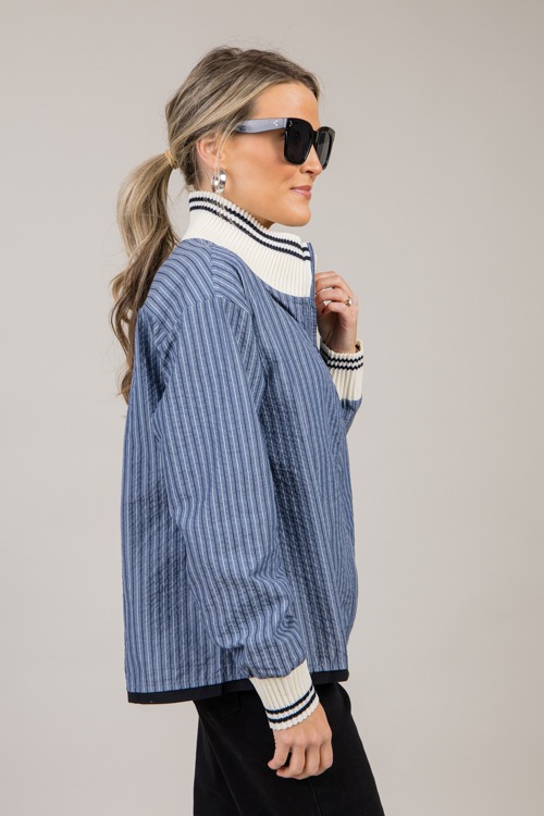 Striped Rib Trim Jacket - 1021-104.jpg