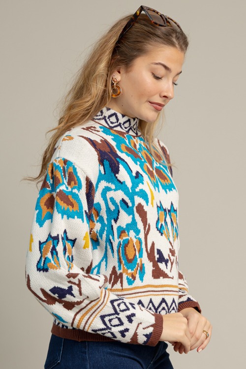 Vivid Print Sweater, Cream - 1021-13.jpg