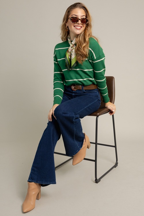 Kya Stripe Sweater, Green - 1021-1p.jpg