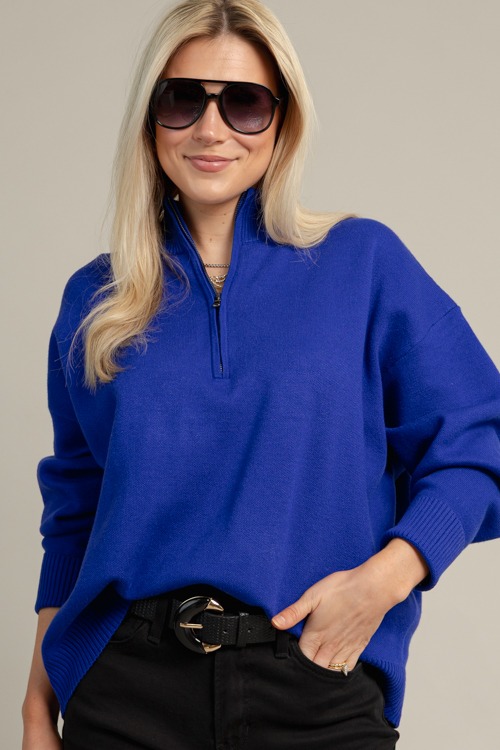 Half Zip Sweater, R. Blue - 1021-40p.jpg