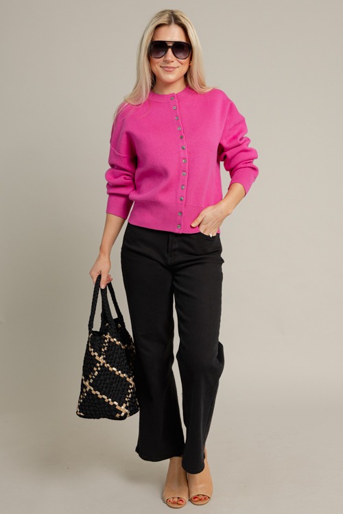 Kendall Button Cardigan, Magenta - 1021-53.jpg