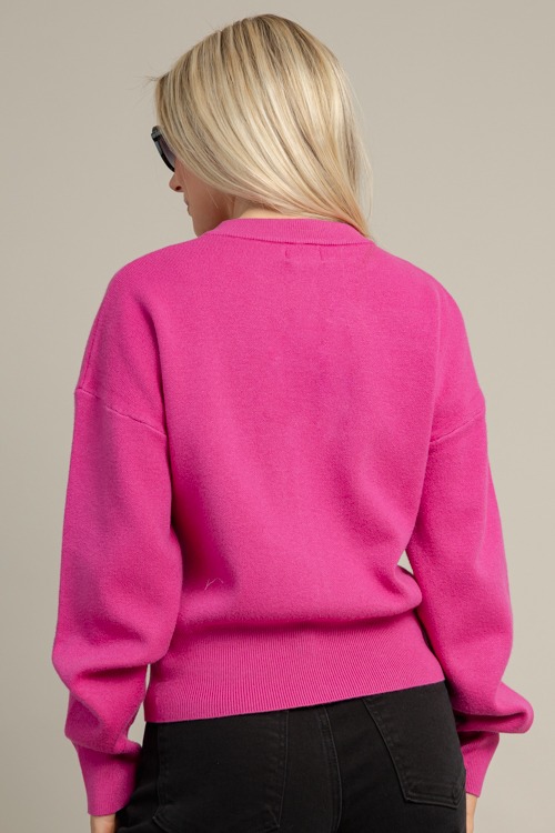 Kendall Button Cardigan, Magenta - 1021-55.jpg