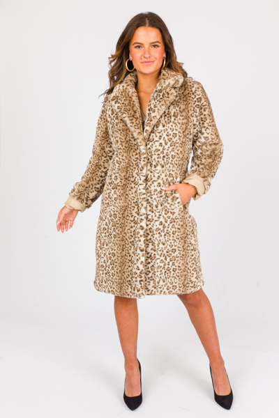 Elle Fur Coat, Leopard