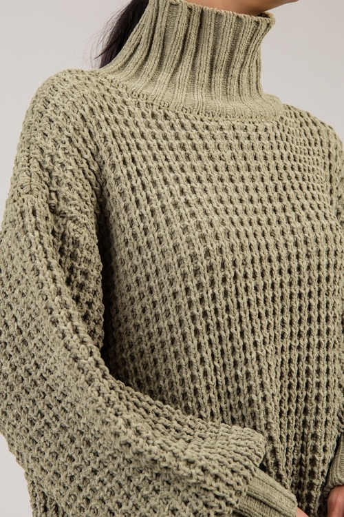 Miley Tunic Sweater, Olive - 1022-142.jpg