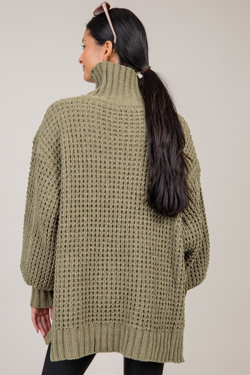Miley Tunic Sweater, Olive - 1022-148.jpg