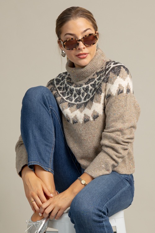Fair Isle Turtleneck, Brown Multi - 1022-23h.jpg