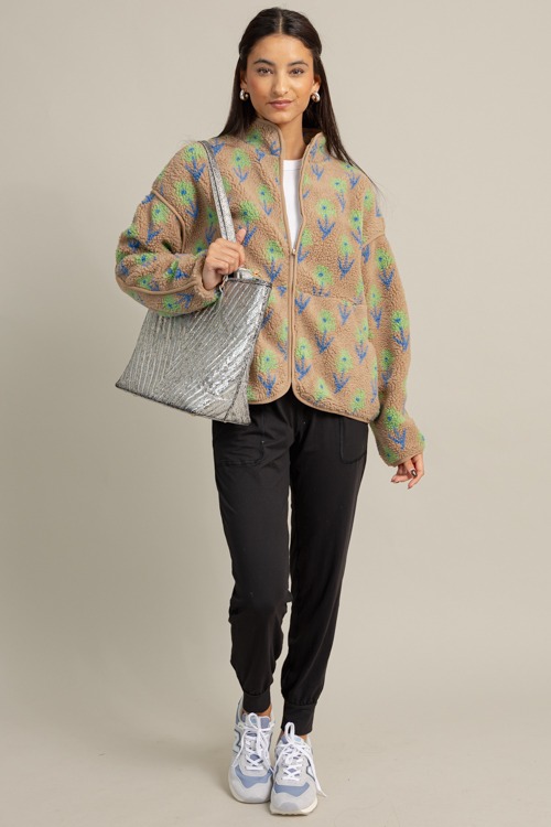 Fuzzy Floral Jacket, Mocha - 1022-37h.jpg