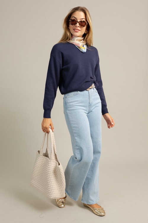 Hem Detail Sweater, Navy - 1022-56.jpg