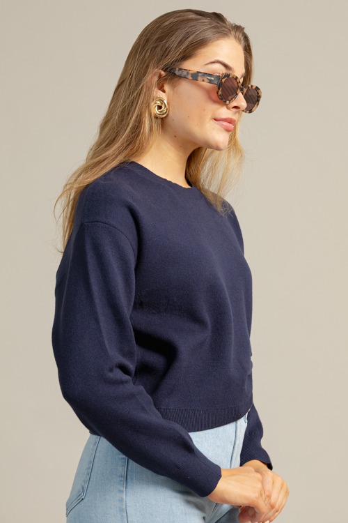 Hem Detail Sweater, Navy - 1022-59.jpg